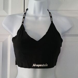 Aeropostale  black bralette  Sz L NWOT